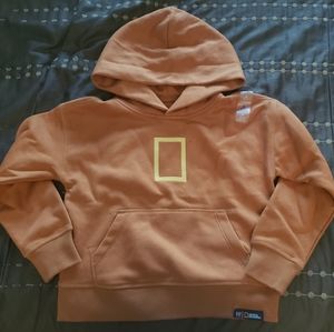 Tan colored hoodie for age 6-7